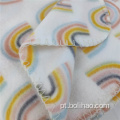 Crianças de lã de lã cobertor arco -íris cobertor de lã polar de lã para bebê
